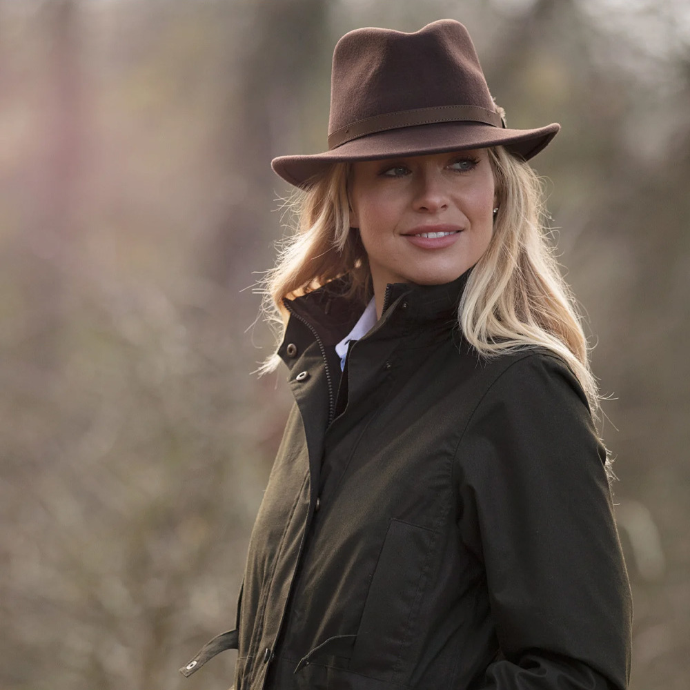 Alan Paine Richmond Felt Hat RICUFEL - Brown